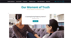 Desktop Screenshot of ourmomentoftruth.com